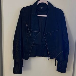 Lulu's Black Leather Jacket